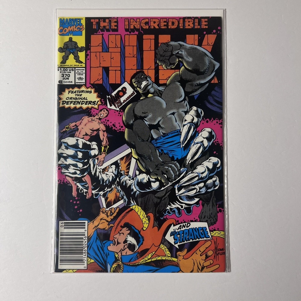 The Incredible Hulk #370 Featuring The‎ Original Defenders Marvel Comics